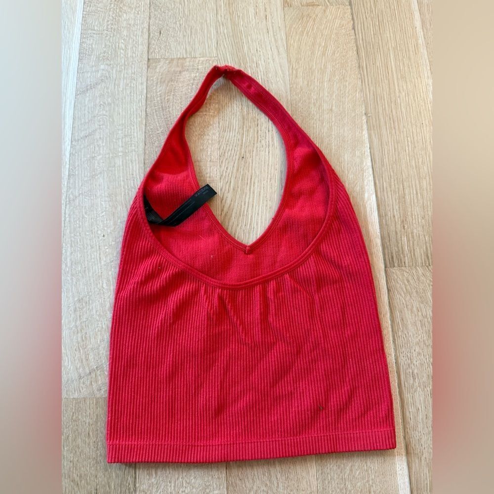 Red Halter Top - Picture 3 of 4
